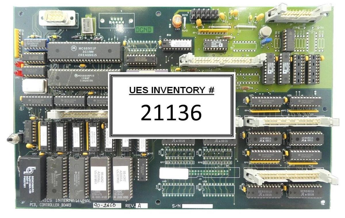 Used GaSonics 90-2650 Controller Board PCB Rev. A Aura A-2000L Working Surplus