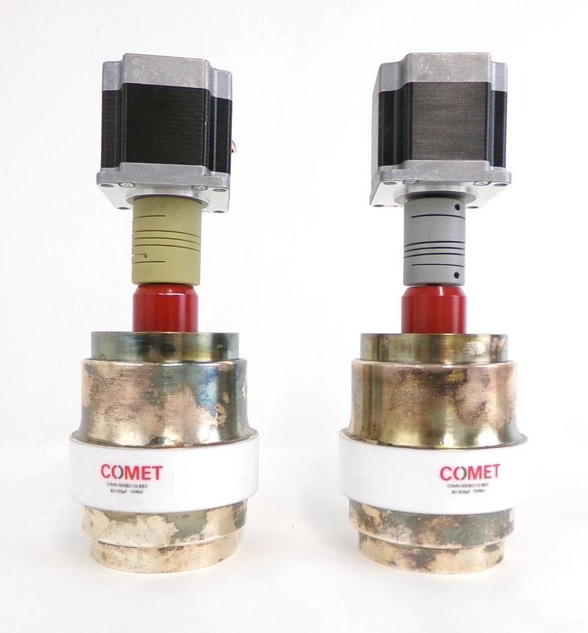 Used Comet CVMN-500BC/10-BEC Variable Vacuum Capacitor Reseller Lot of 4 Working
