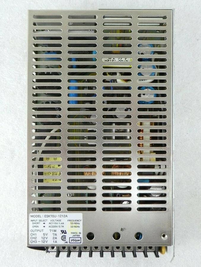 Used Volgen ESK70U-1212A DC Power Supply Novellus Systems 27-10052-00 Lot of 2 As-Is