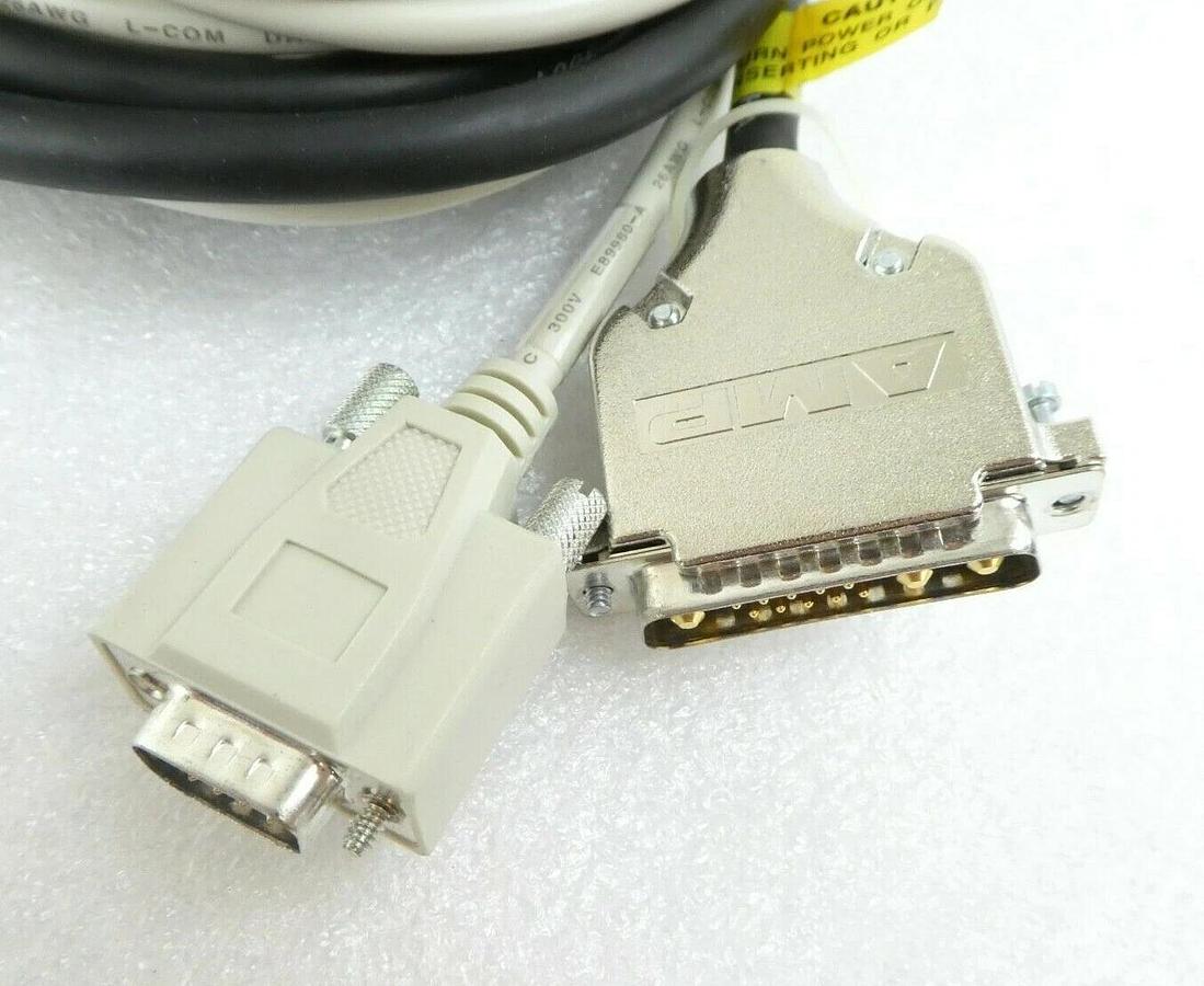 Used Brooks 002-8538-04 Prealigner Interface Cable Set of 2 KLA-Tencor eS31 Working
