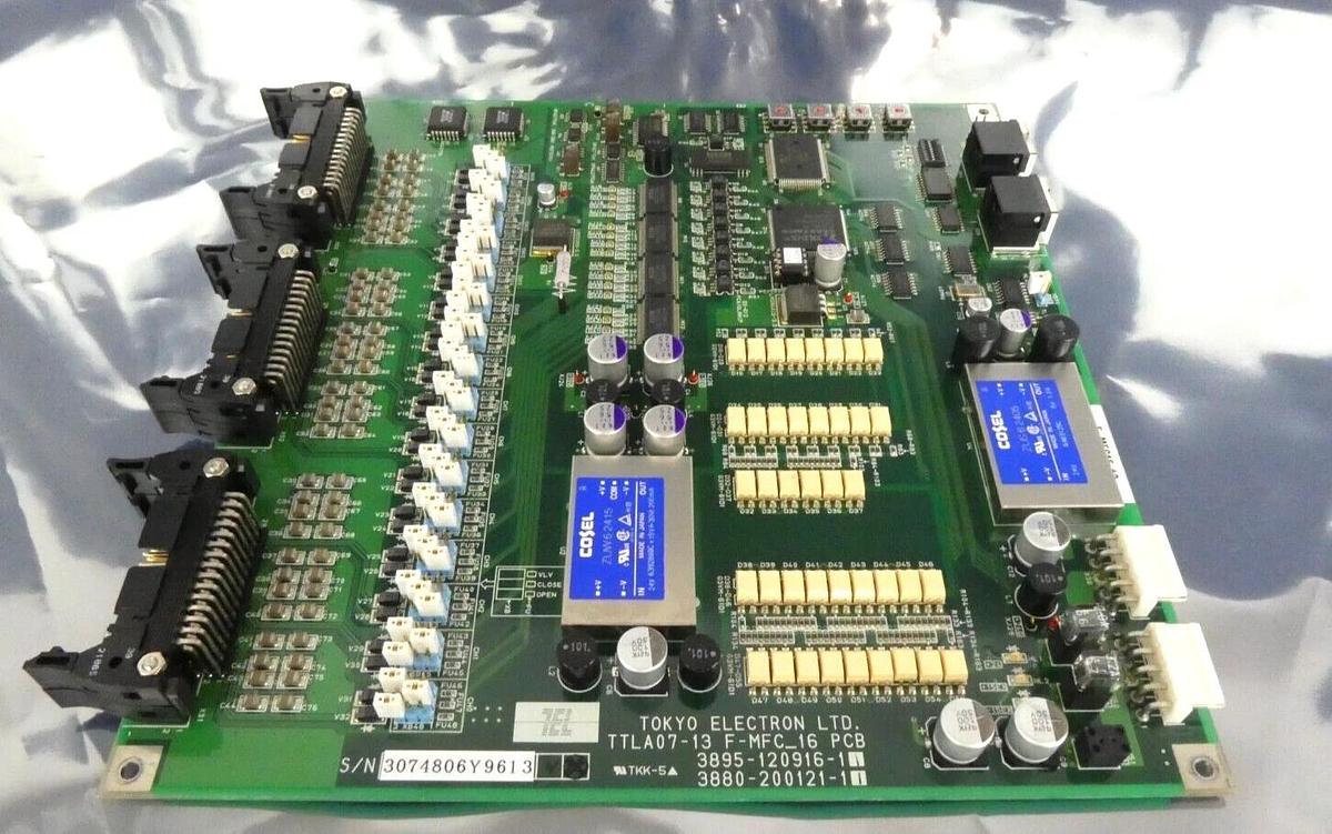 Used TEL Tokyo Electron TTLA07-13 F-MFC_16 PCB Board 3895-120916-11 Working Surplus