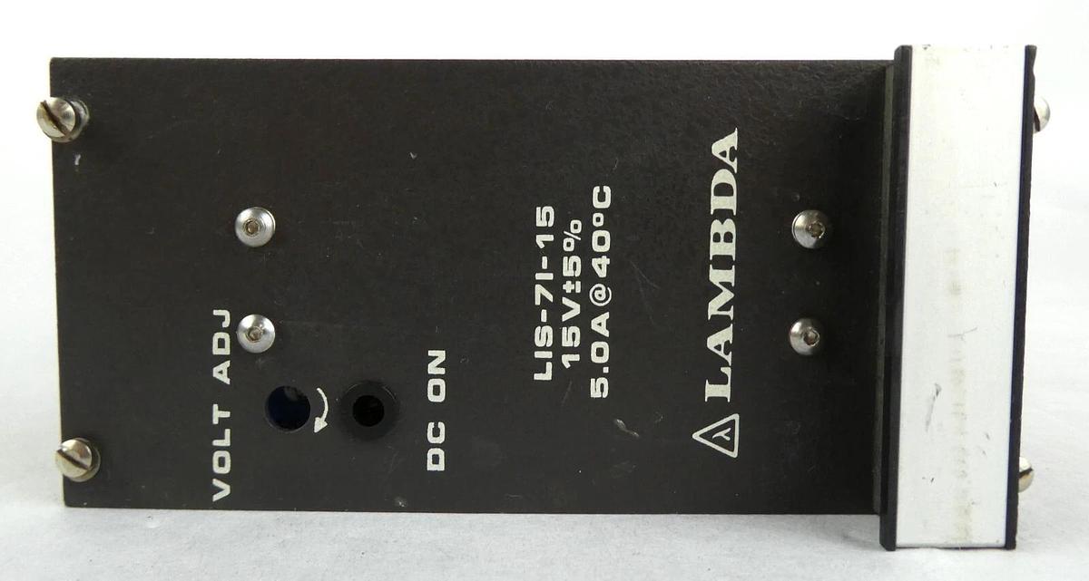 Used Lambda LIS-71-15 Power Supply AMAT 1140-00078 Reseller Lot of 2 Working Surplus