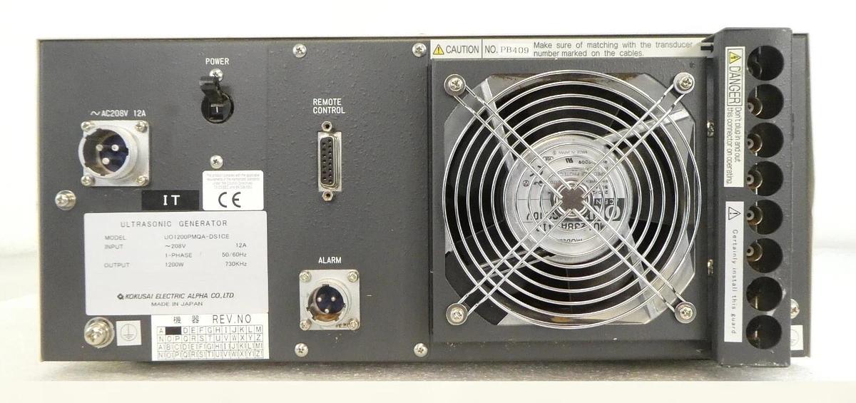 Used Kokusai Electric U01200PMQA-DS1CE Ultrasonic Generator Mikro Sonic Working