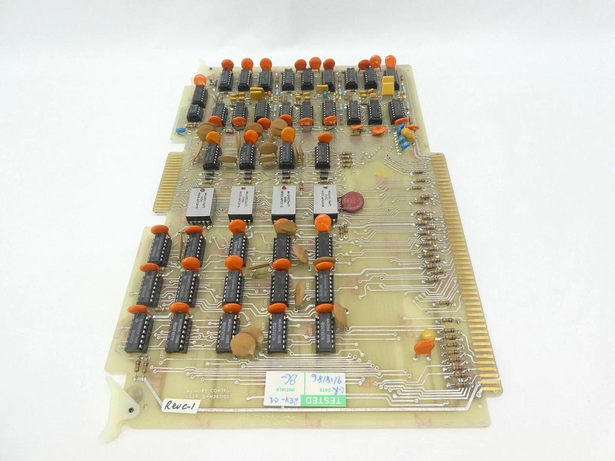 Used Varian Semiconductor VSEA D-H2421001 Memory Control PCB Card Rev. C-1 Working