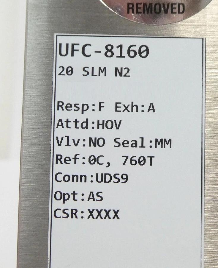 Refurbished Celerity UNIT UFC-8160 UFC-1661 Mass Flow Controller MFC Lot of 7 Refurbished