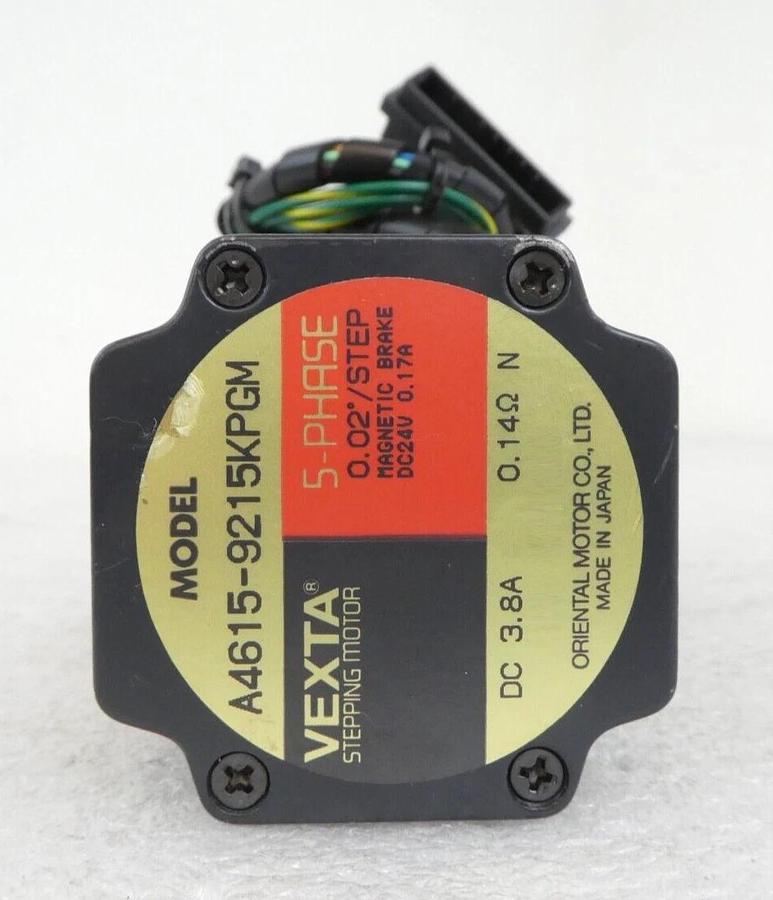 Used Oriental Motor A4615-9215KPGM 5-Phase Stepping Motor VEXTA Lot of 2 Working