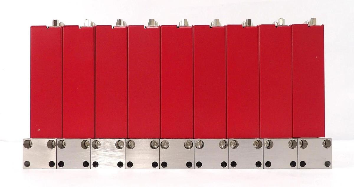 Used Horiba STEC Z700 Mass Flow Controller MFC SEC-Z712MGX Lot of 9 Working Surplus