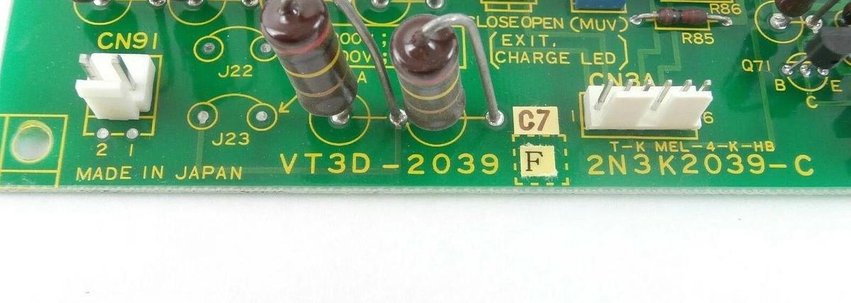 Used Toshiba VT3D-2039F Drive Board PCB 2N3K2039-C Working Surplus