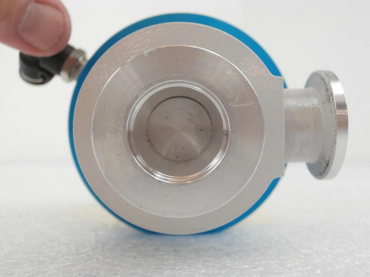 Used Balzers BPV51025 Right Angle Vacuum Isolation Valve EVL 016 P Working Surplus