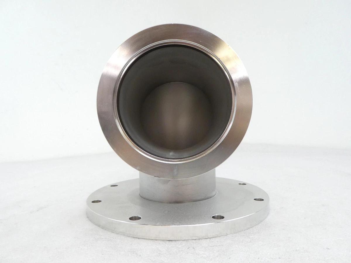 Used Novellus Systems 60-00099-00 UHV 90° Right Angle ISO100 Vacuum Flange Working