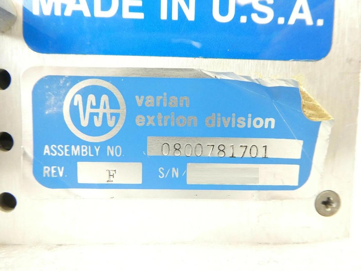 Used Varian Ion Implant Systems 0800781701 Electron Bias Supply Working Surplus