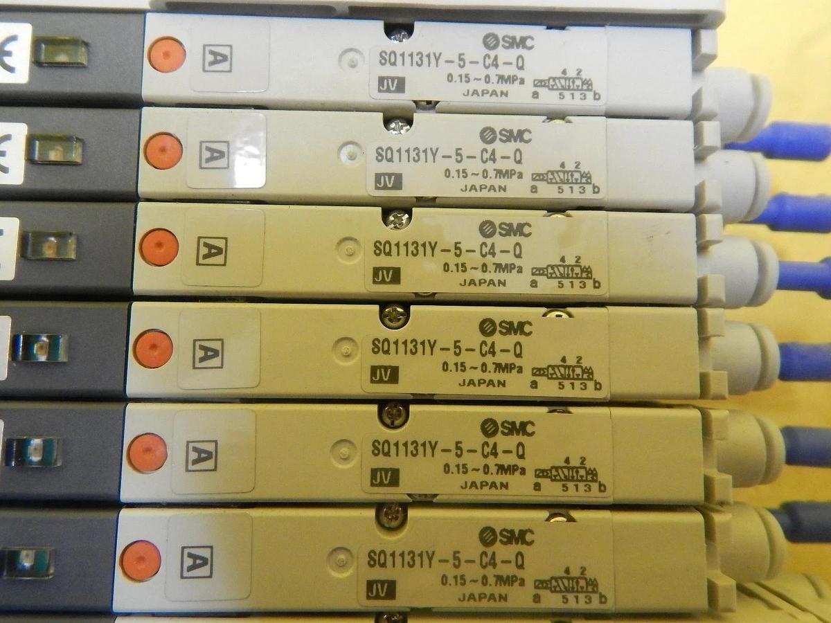 Used TEL Tokyo Electron SVC2 7-Port Manifold SMC SQ1131Y-5-C4-Q PR300Z Used Working