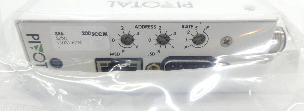Pivotal Systems 32-02990 Mass Flow Controller MFC 200 SCCM SF6 New Surplus