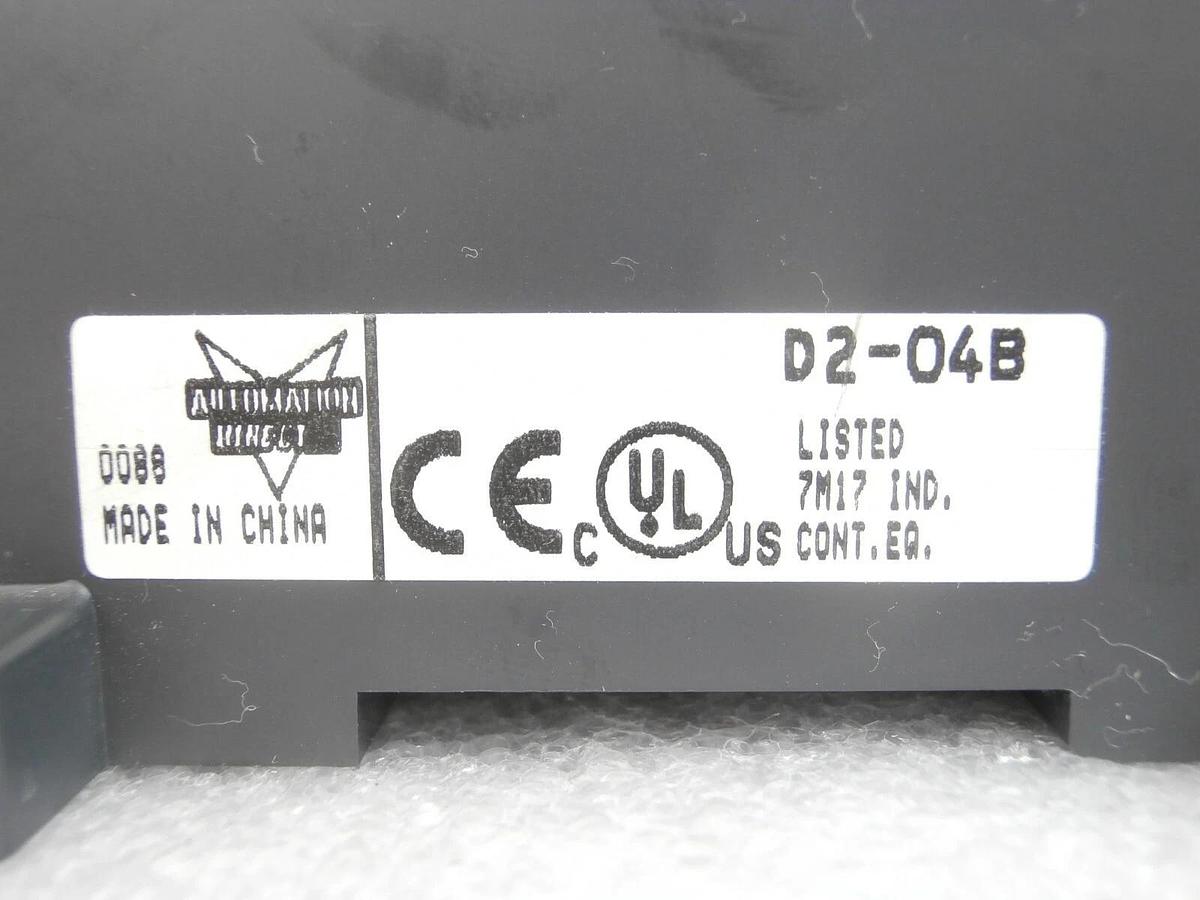 Used Automation Direct D2-04B 4-Slot PLC Controller Splendid Veeco 1201 Working Spare