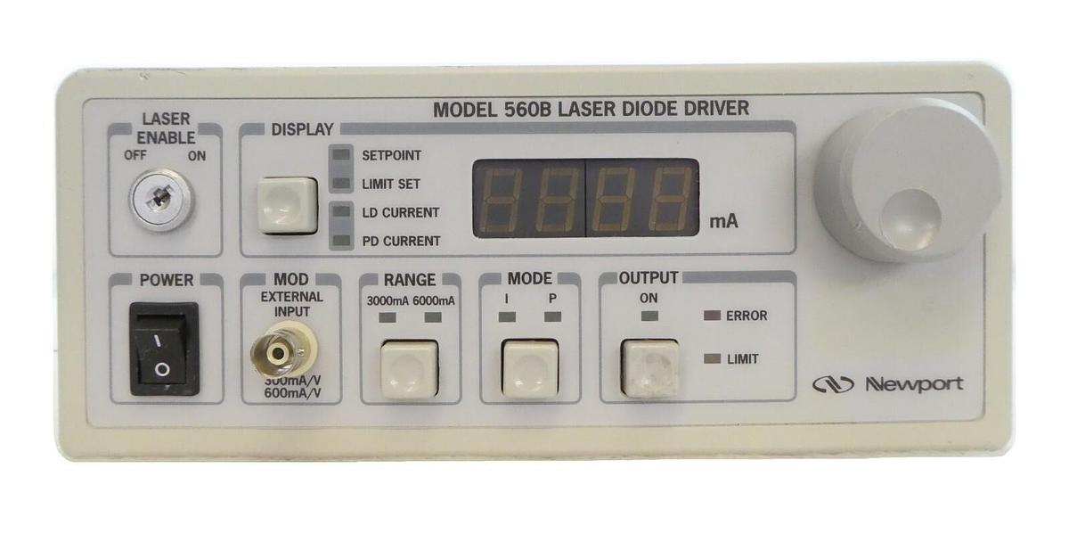 Used Newport Model 560B Laser Diode Driver No Key Working Surplus