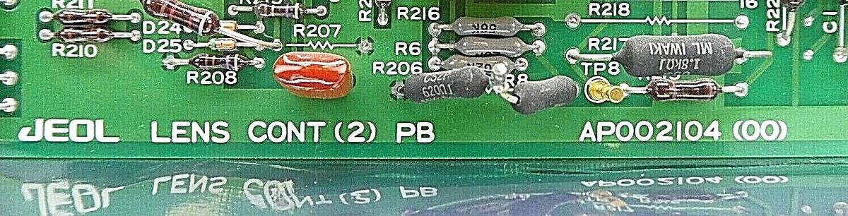 Used JEOL AP002104(00) Lens Control PCB Card LENS CONT(2) PB JSM-6300F SEM Working