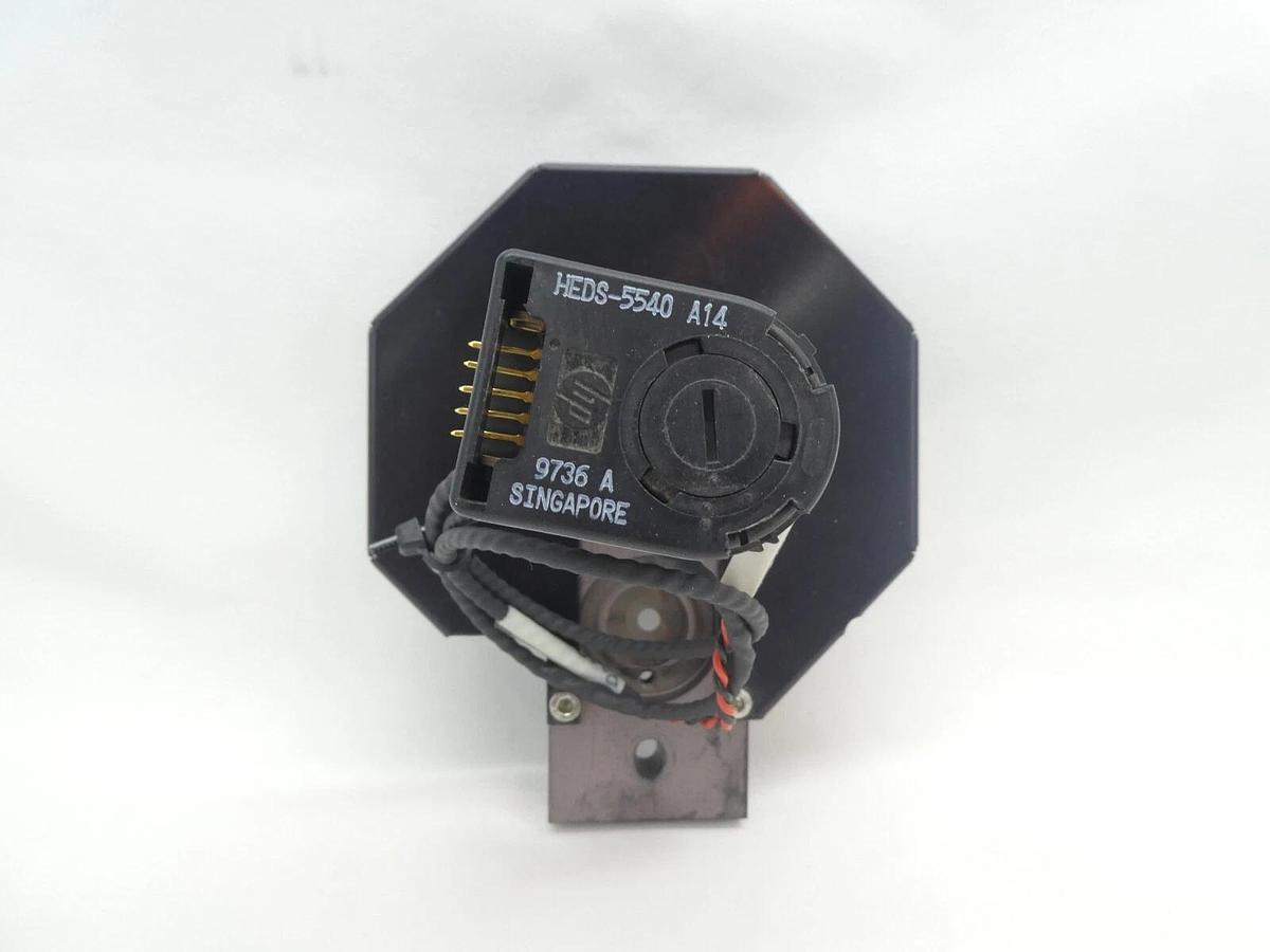 Used Bio-Rad 2233 R 024 S-74 Optical Encoder Assembly HEDS-5540 Quaestor Q7 Working