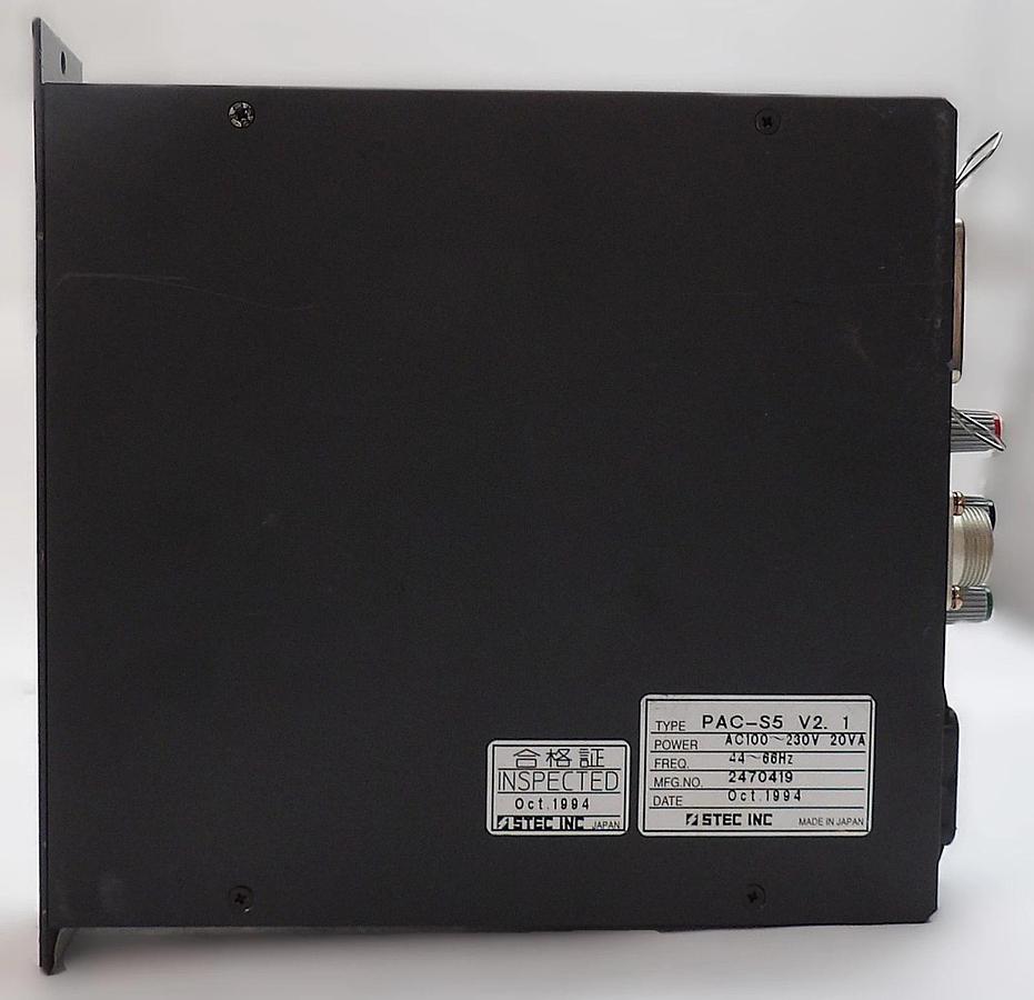 Used STEC Inc PAC-S5 Mass Flow Meter Controller Working Surplus