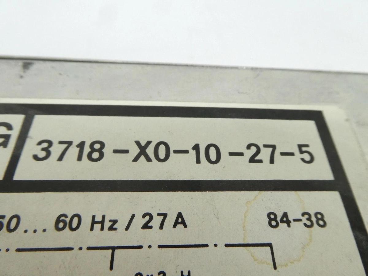 Used Feller AG 3718-X0-10-27-5 Noise Filter FEI XL 30 ESEM Working Spare