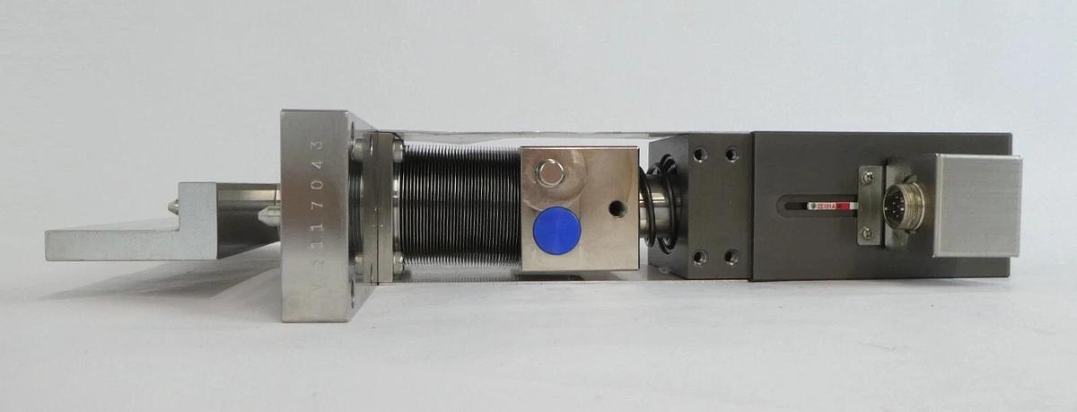 Used V-Tex V2117043 Pneumatic Slit Valve Rollcam TEL Tokyo Electron Working Surplus