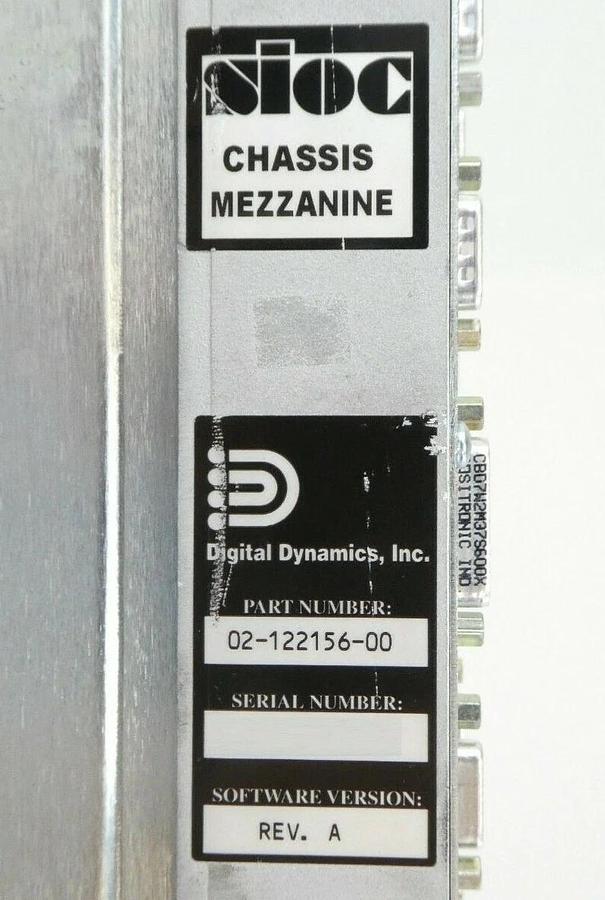 Used Digital Dynamics 2-122156-00 WTS-HV SIOC 3 Control Novellus 02-161289-00 Working