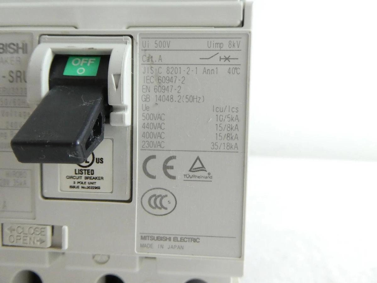 Used Mitsubishi NF100-SRU NV100-SRU Circuit Breaker Reseller Lot of 11 Working