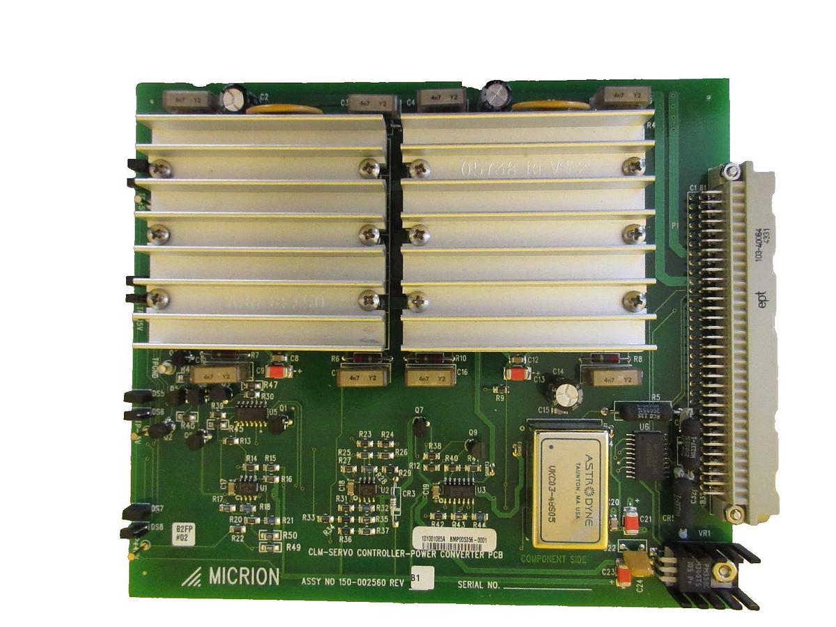 Used Micrion 150-002560 CLM-SERVO Controller Power Converter PCB Card FEI Working