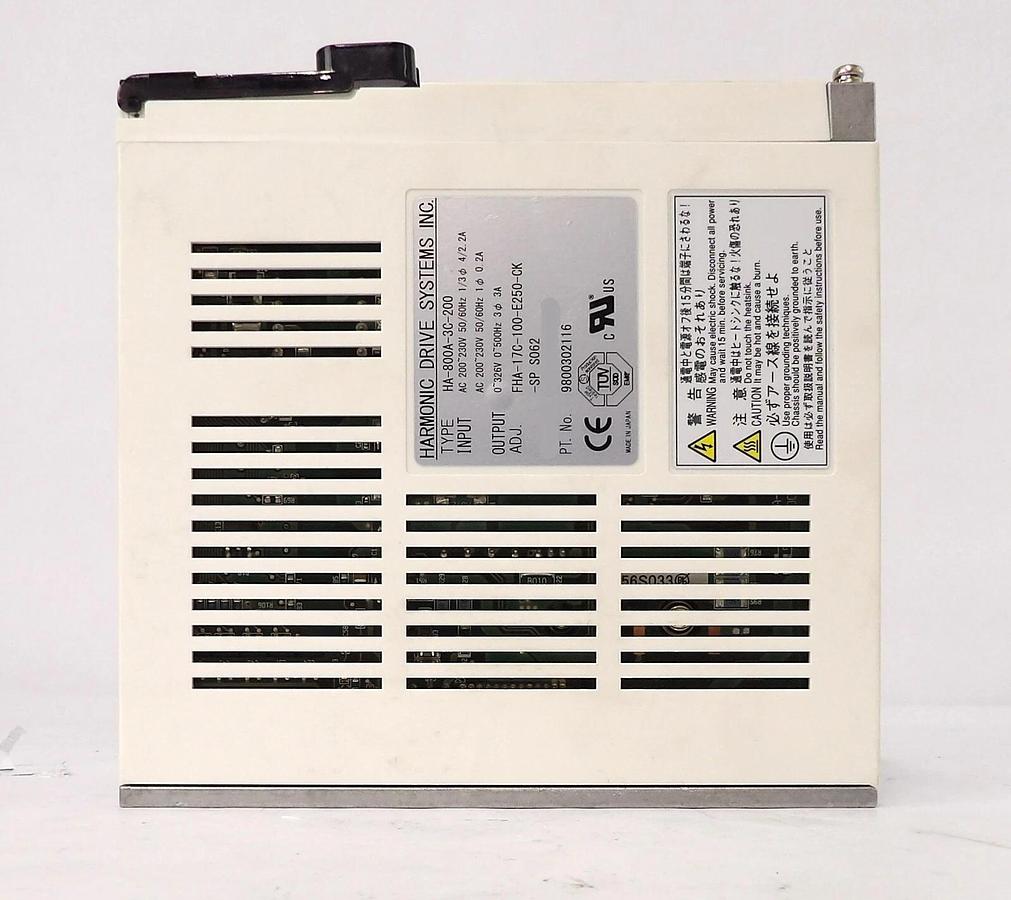 Used Harmonic Drive Systems 9800302116 Servo Drive Amplifier HA-800A-3C-200 Working