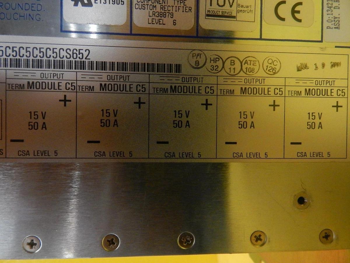 Used Power-One RPM5C5C5C5C5C5CS652 Power Supply Schlumberger 97172020 A Working Spare
