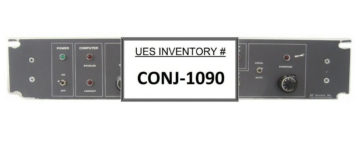 Used RF Services 9400-0001-00 Matching Network Controller Novellus 27-00040-00 Spare