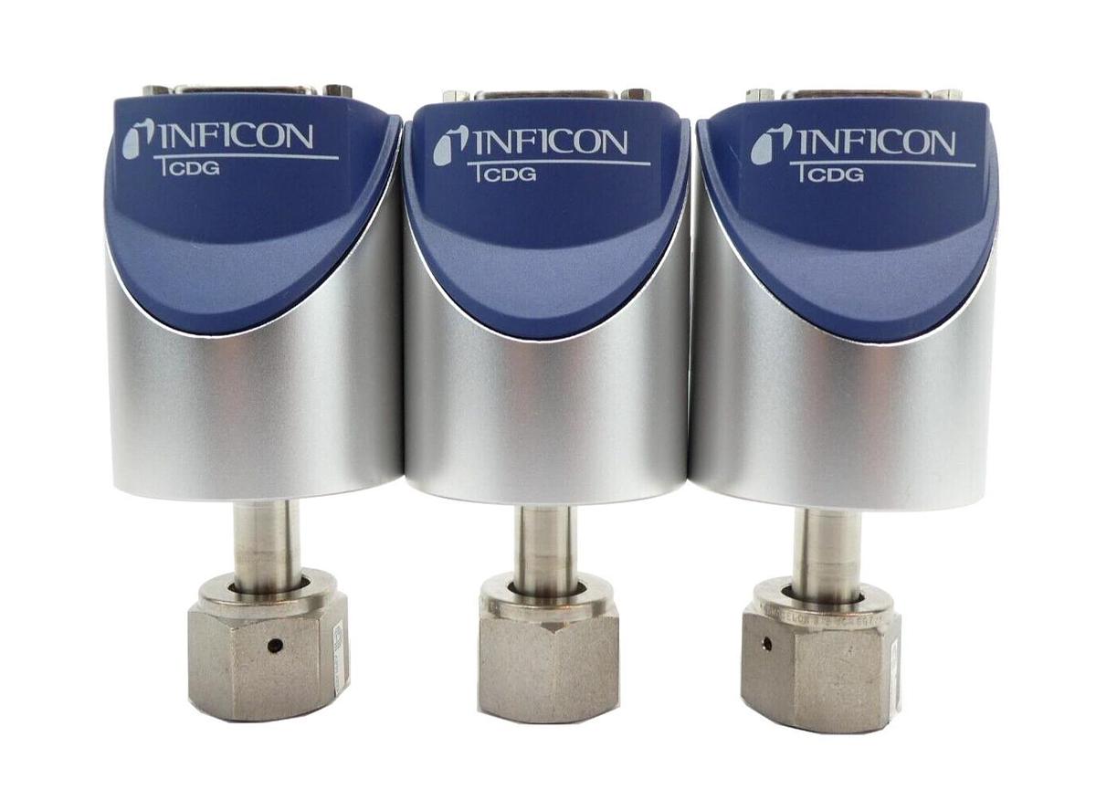 Used Inficon 3CB1-F5E-2300 Capacitance Diaphragm Gauge CDG025D Lot of 3 Working Spare
