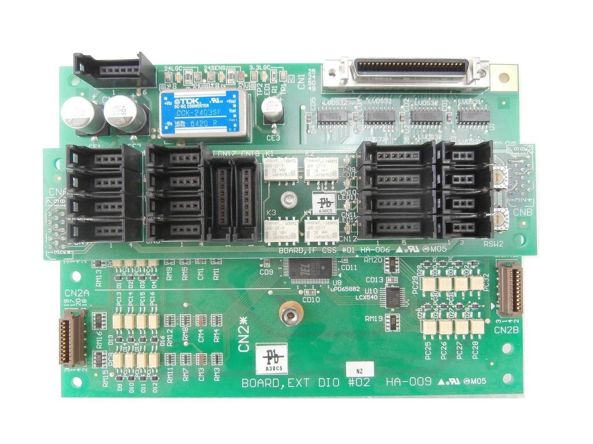 Used TEL Tokyo Electron HA-009 Digital I/O Board PCB EXT DIO #02 IF CSS #01 HA-006