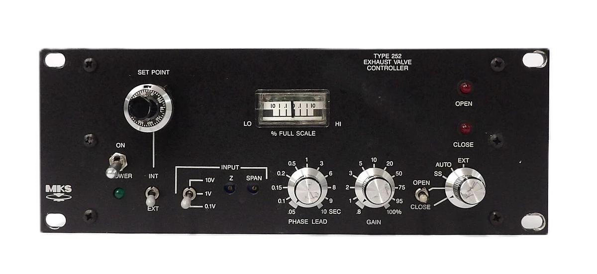 Used MKS Instruments 252C-1 Exhaust Valve Controller Type 252 Working Surplus