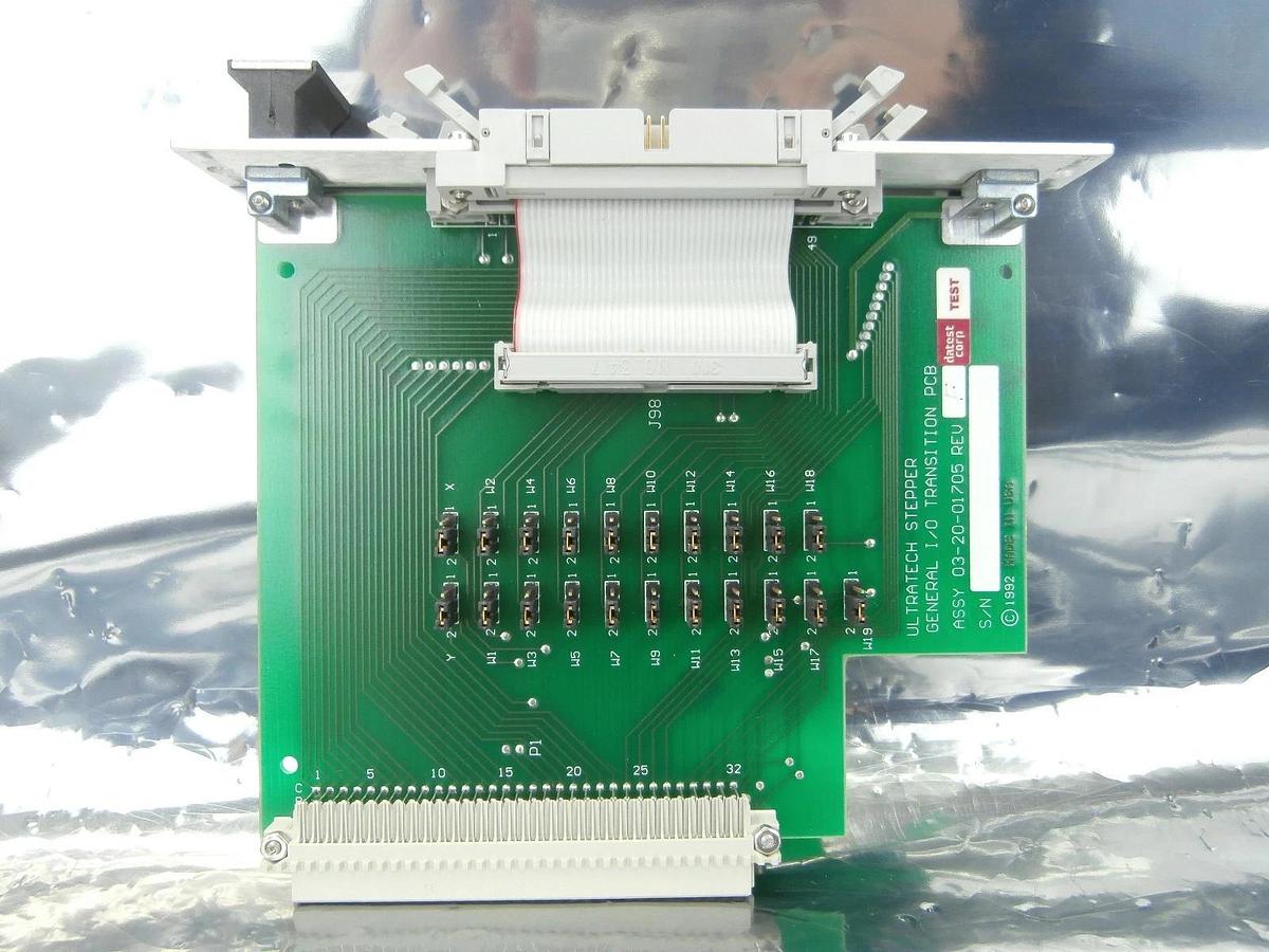 Used Ultratech Stepper 03-20-01705 General Transition PCB Card GEN I/O 2 Titan Used