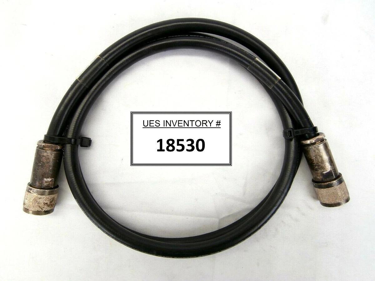 Used Lam Research 853-707093-001 RF Cable 4.5 Foot FPD Continuum Working Spare