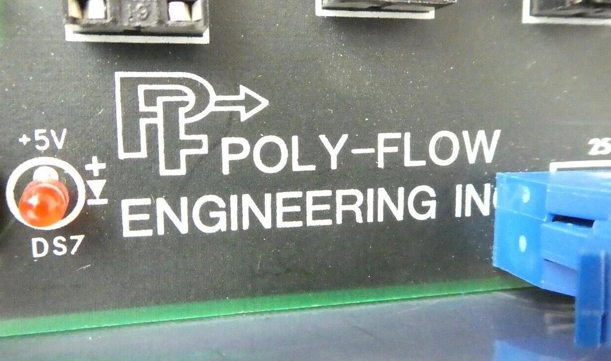 Used Poly-Flow Engineering EA-019 Auto Flow II Micro Controller PCB Working Surplus