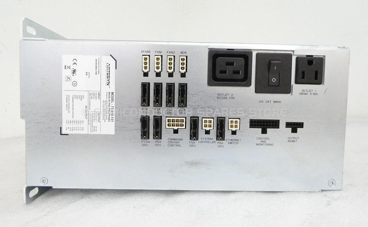 Used Artesyn Technologies 73-610-131 Power Supply Assembly 30103382-106 Working