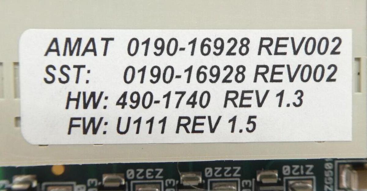 Used SST Woodhead DNP-CPCI-3U-4 DeviceNet Scanner PCB Card AMAT 0190-16928 Working