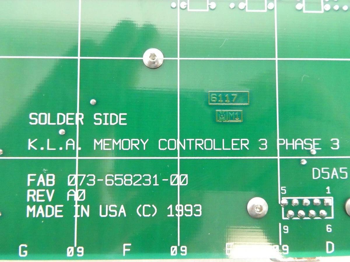Used KLA Instruments 710-658232-20 K.L.A. Memory Controller Phase 3 PCB Card Working
