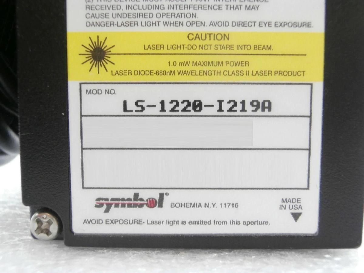 Used Symbol LS Series Barcode Reader LS-1220-I219A LS-6620-I100AG Lot of 3 Working
