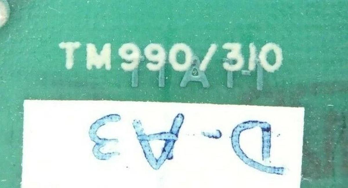 Used Texas Instruments 994752-000 I/O Module PCB Card TM990/310 Working Surplus