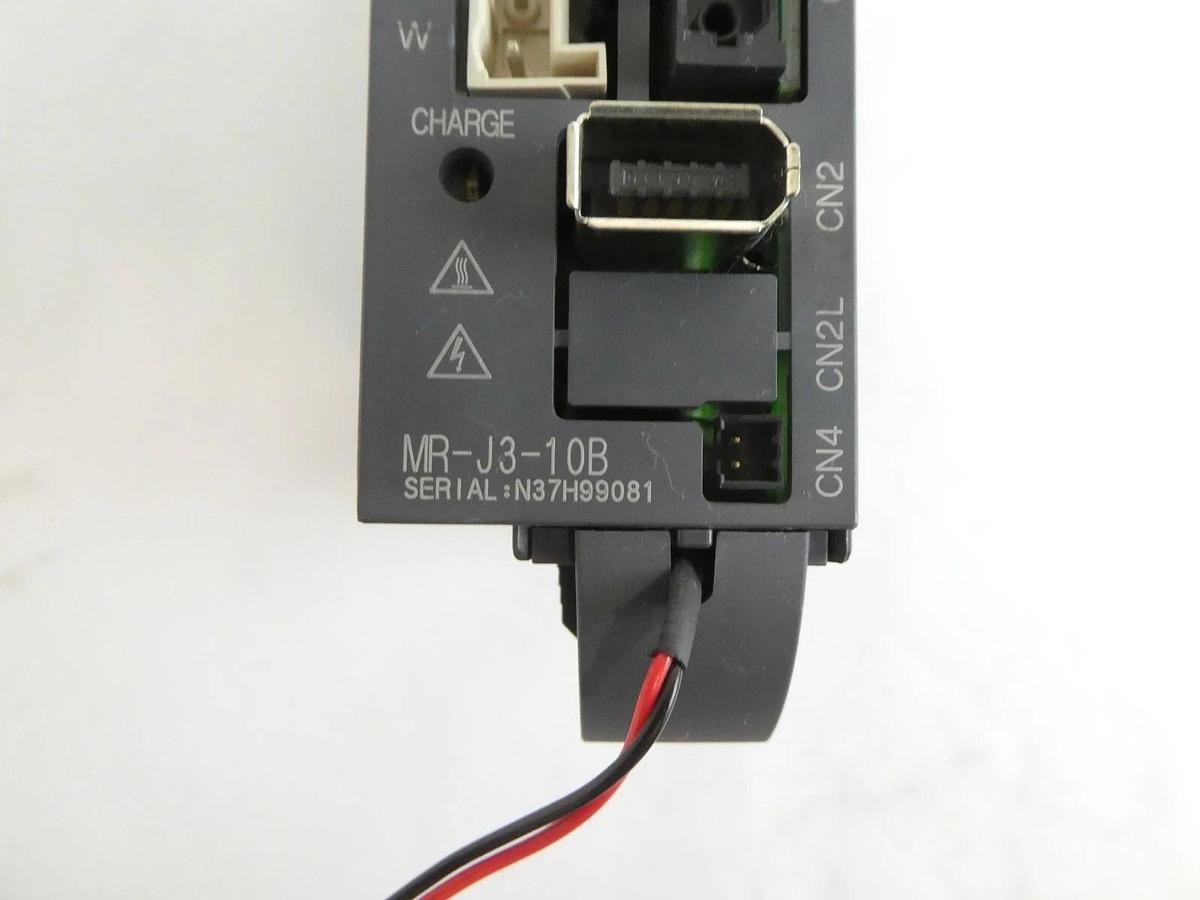 Used Mitsubishi MR-J3-10B MR-J3-40B Servo Drive MELSERVO Lot of 4 Working