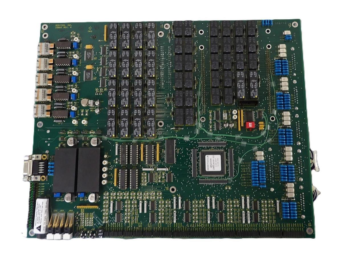 Used Semitool 23860-501 502 N2 Heater Control Interface Anneal Control PCB Working