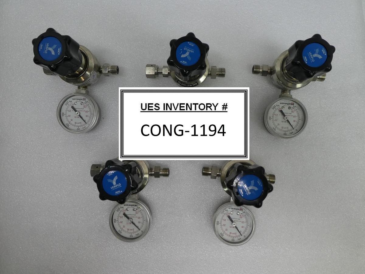 Used Veriflow IR400S250PM Single Stage Regulator Valve Reseller Lot of 5 Used Working