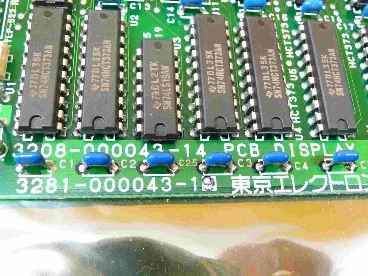 Used TEL Tokyo Electron 3281-000043-19 Display Driver PCB Card 3208-00043-14 P-8