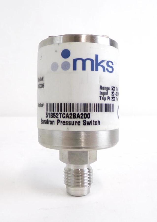 Used MKS Instruments 51B52TCA2BA200 Baratron Pressure Switch Lot of 2 Spare Surplus