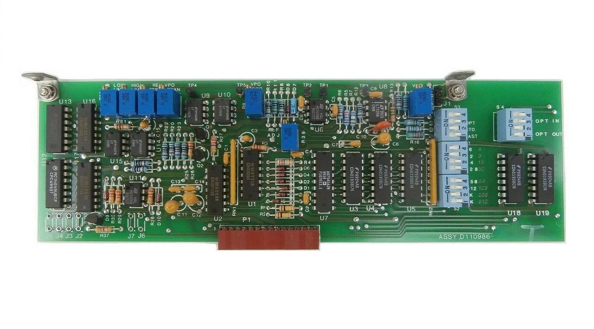 Used MKS Instruments D110986 Processor Board PCB 152H-P0 Type 152 Working Spare