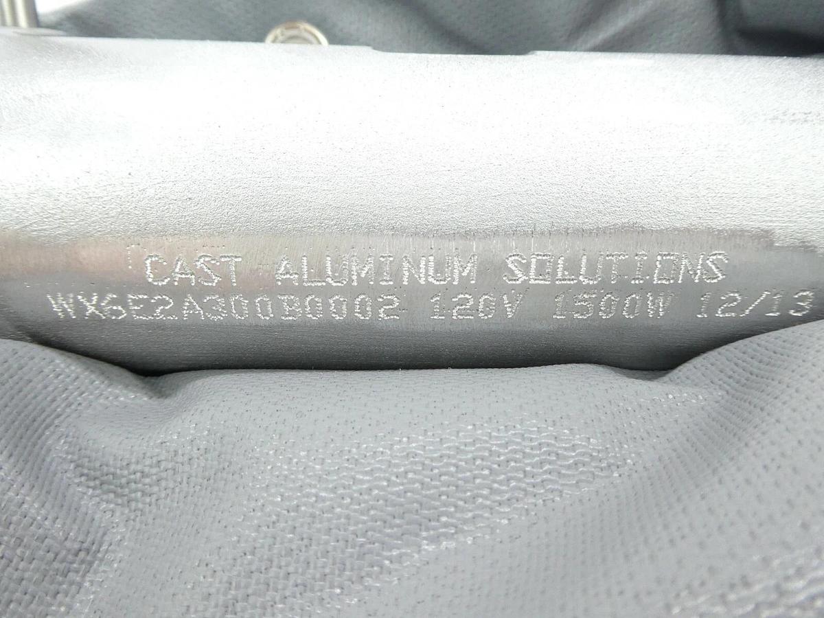 Used Watlow WX6E2A300B0002 Aluminum Circulation Heater Edwards NRY2GT000 Working
