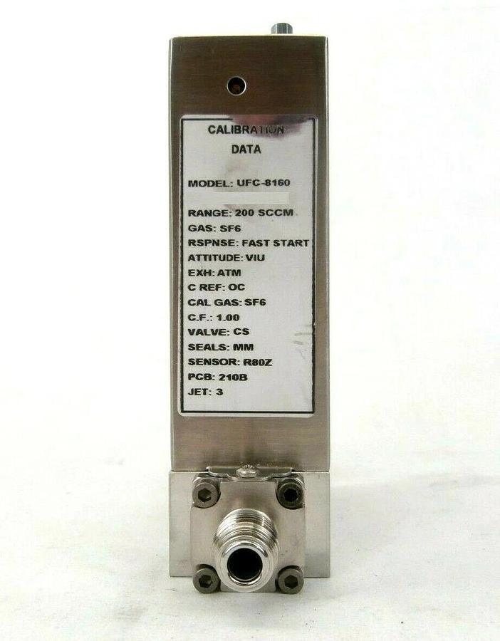 Used UNIT Instruments UFC-8160 Mass Flow Controller MFC 200 SCCM SF6 Working Spare