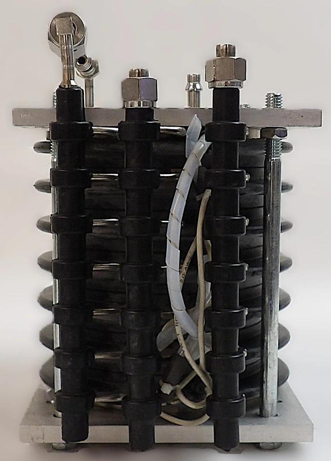 Used MKS Instruments Unmarked Ozone Generator Stack Assembly AX8400 Series Working